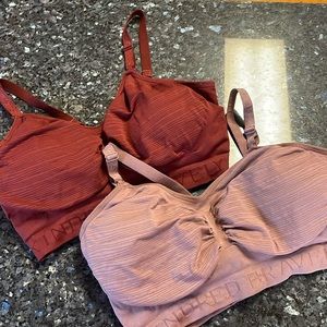 Lot of 2 Kindred Bravely XL busty nursing & pumping bras